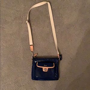 Navy Blue Coach Purse